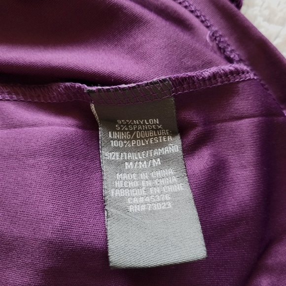 Purple Lace Women's Dress - Size Medium - Picture 5 of 7